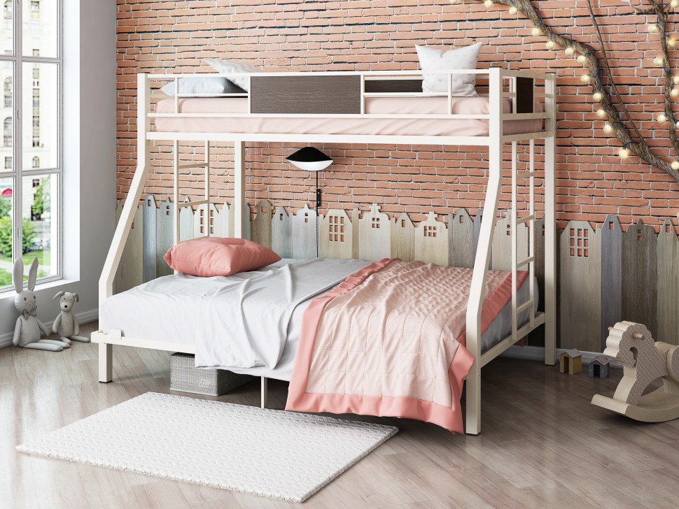 Металлическая кровать для детей